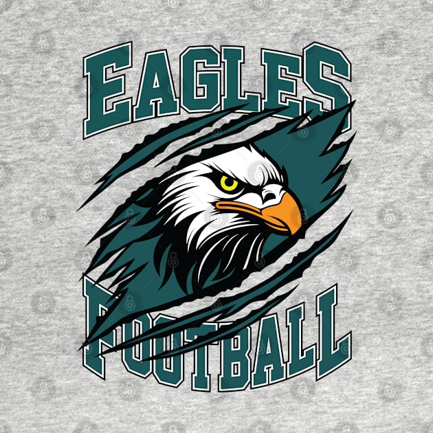 Philadelphia Eagles Football by Cemploex_Art